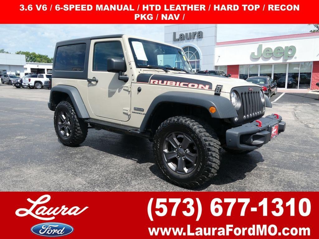 2017 Jeep Wrangler Rubicon Recon 4x4 in Gobi Clearcoat — front three-quarter view