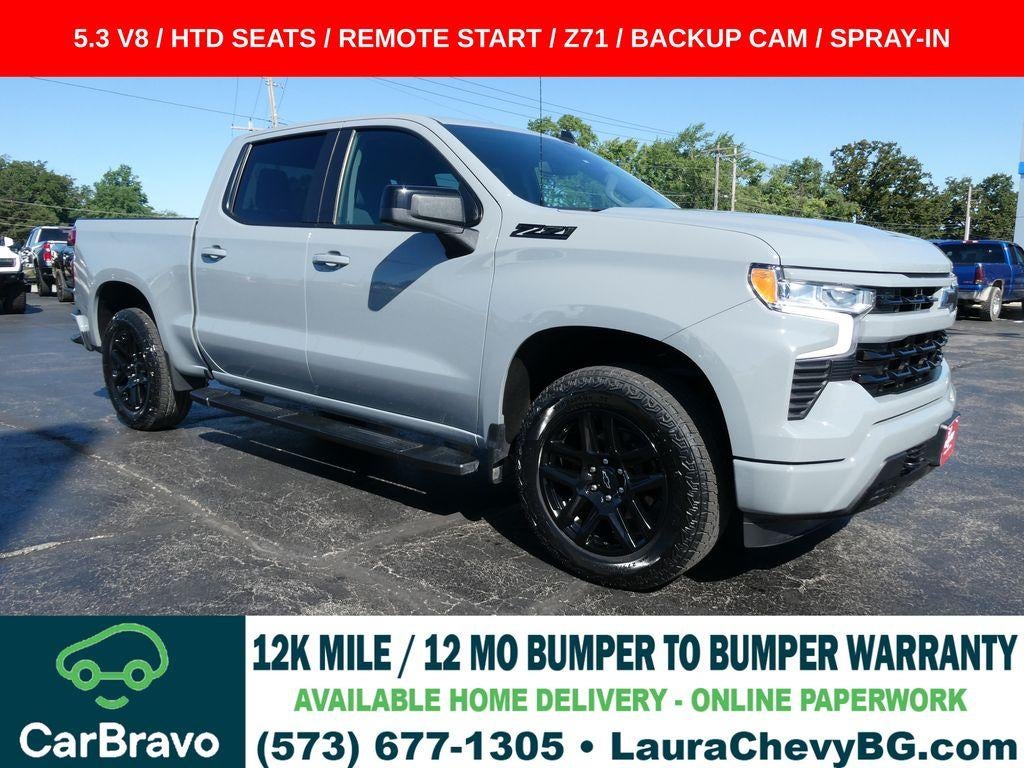 2024 Chevrolet Silverado 1500 RST in Slate Gray Metallic — front three-quarter view