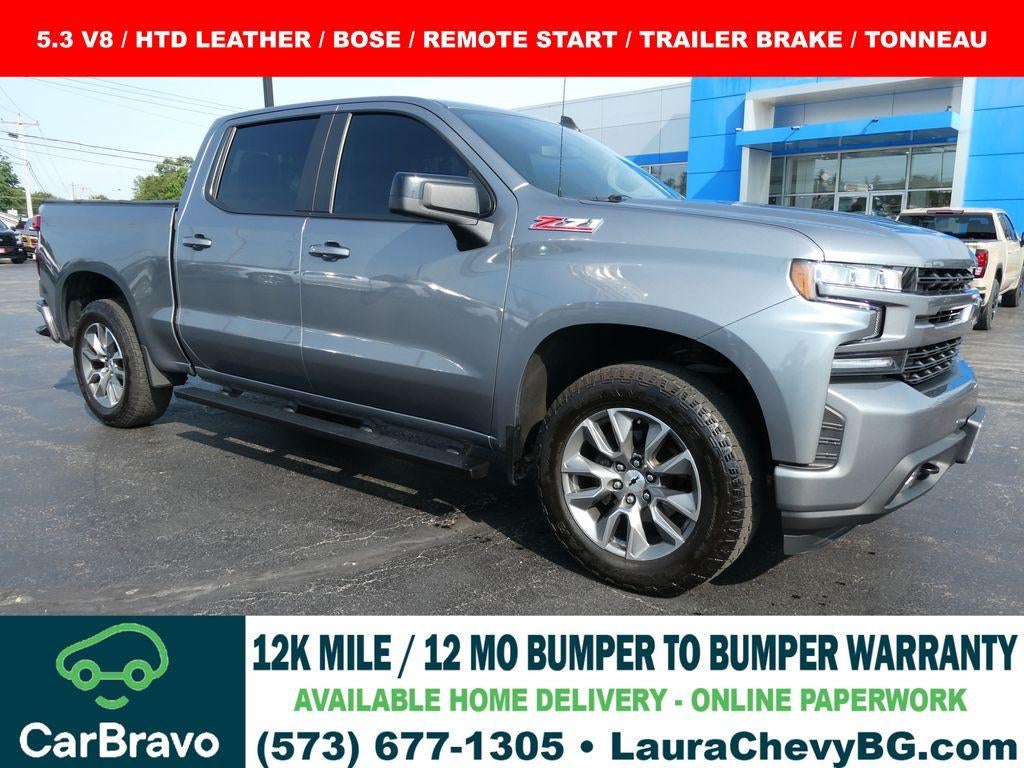 2021 Chevrolet Silverado 1500 RST All Star Edition Plus in Satin Steel Metallic — front three-quarter view