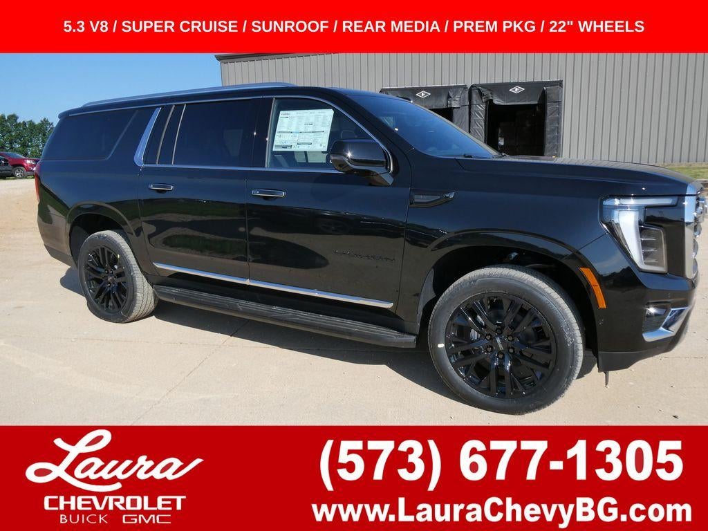 2026 GMC Yukon XL Elevation in Onyx Black — front three-quarter view