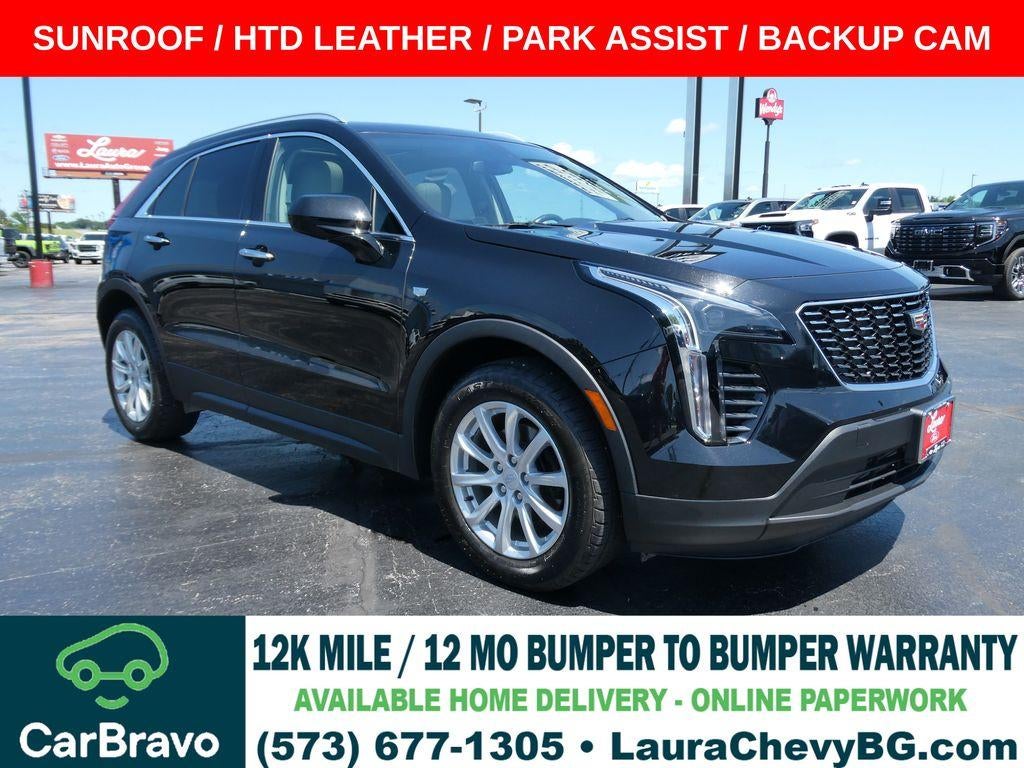 2019 Cadillac XT4 FWD Luxury in Stellar Black Metallic — front three-quarter view
