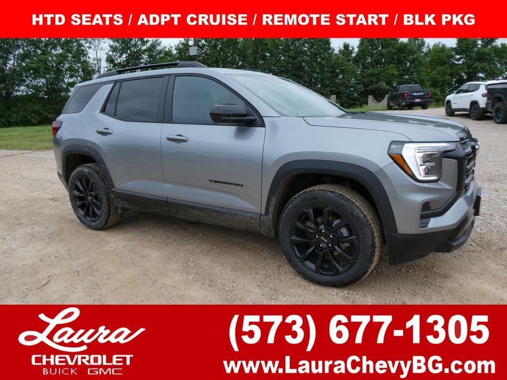 2026 GMC Terrain Elevation in Sterling Metallic — front three-quarter view