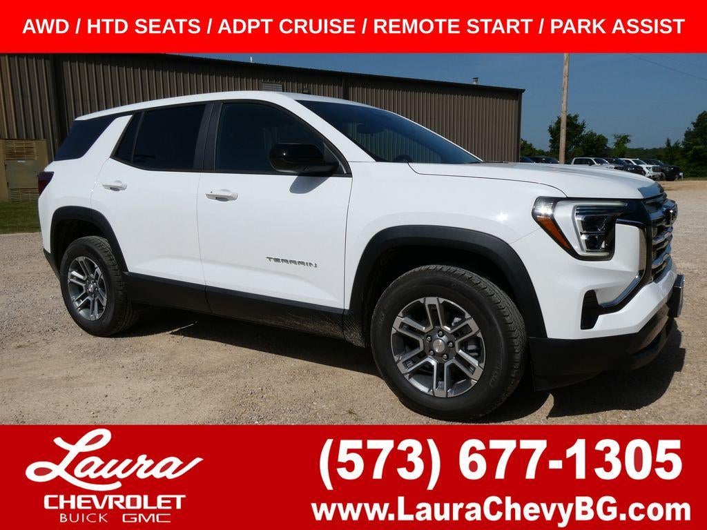2026 GMC Terrain Elevation in Summit White — front three-quarter view