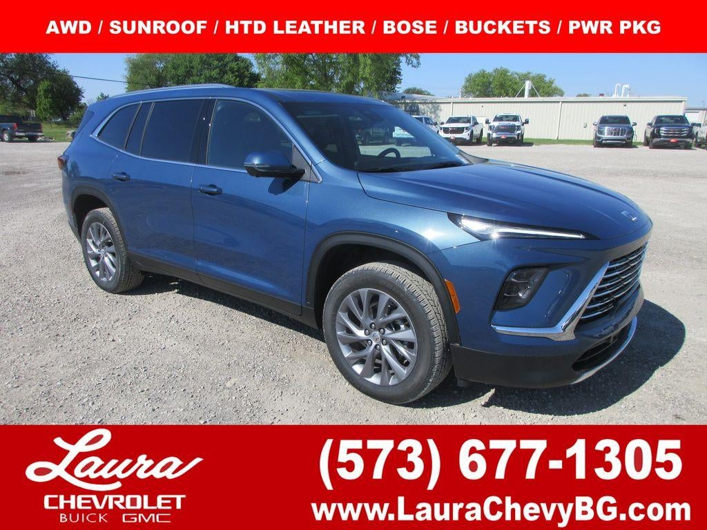 2026 Buick Enclave Preferred in Ocean Blue Metallic — front three-quarter view