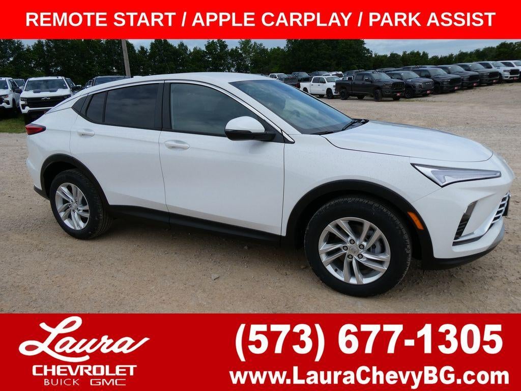 2026 Buick Envista Preferred in Summit White — front three-quarter view