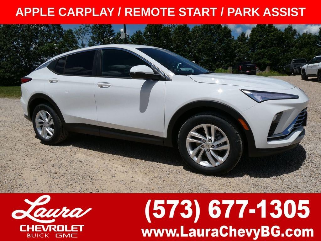 2026 Buick Envista Preferred in Summit White — front three-quarter view