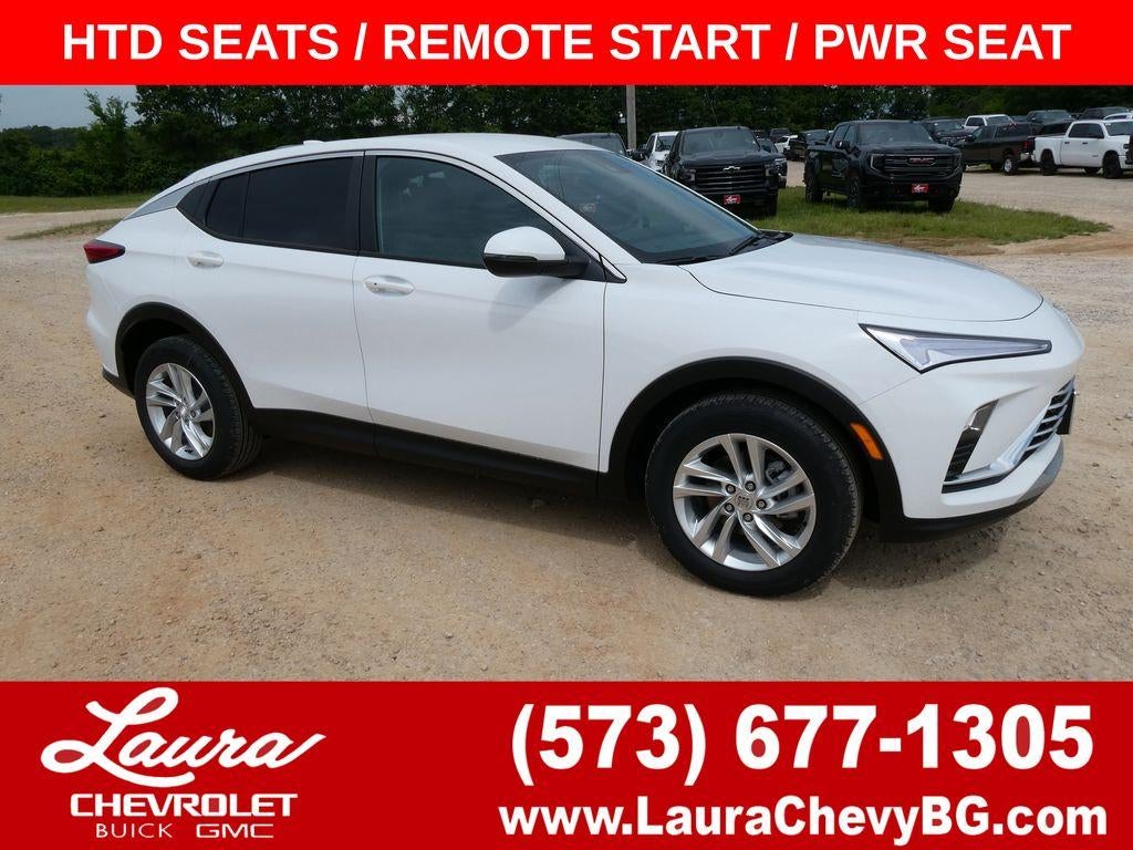 2026 Buick Envista Preferred in Summit White — front three-quarter view