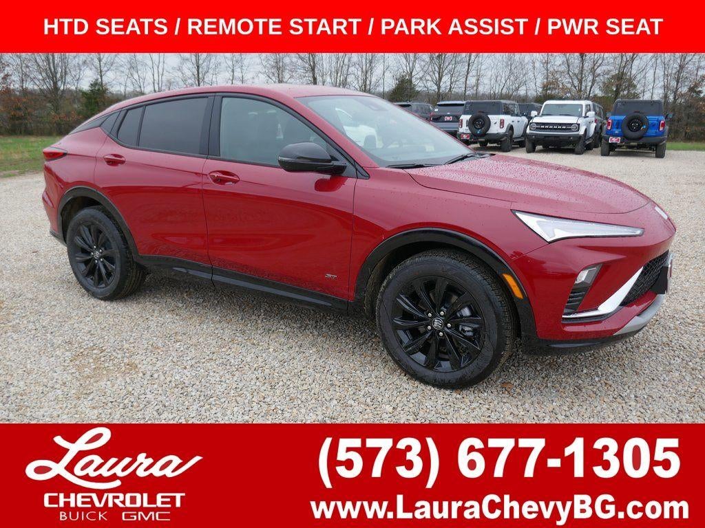 2026 Buick Envista Sport Touring in Brilliant Red — front three-quarter view